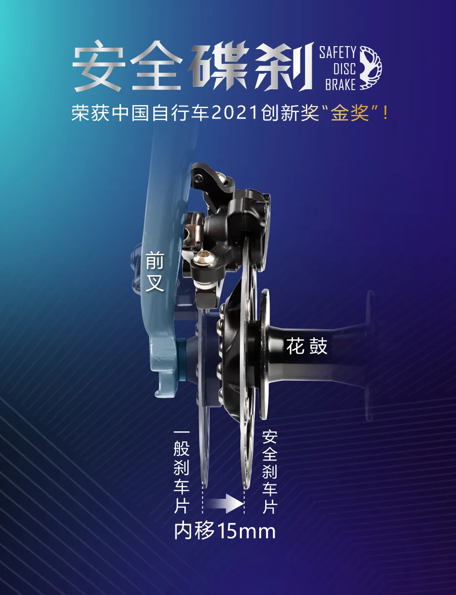 DAHON 安全碟刹官方宣传图